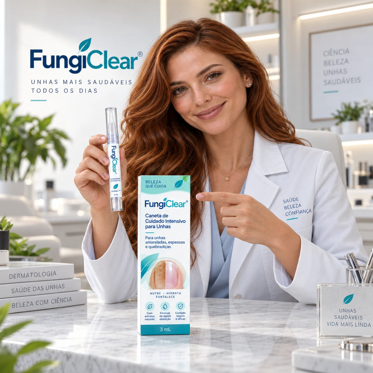 FungiClear- Solução Intensiva Contra Micose e Fungos nas Unhas